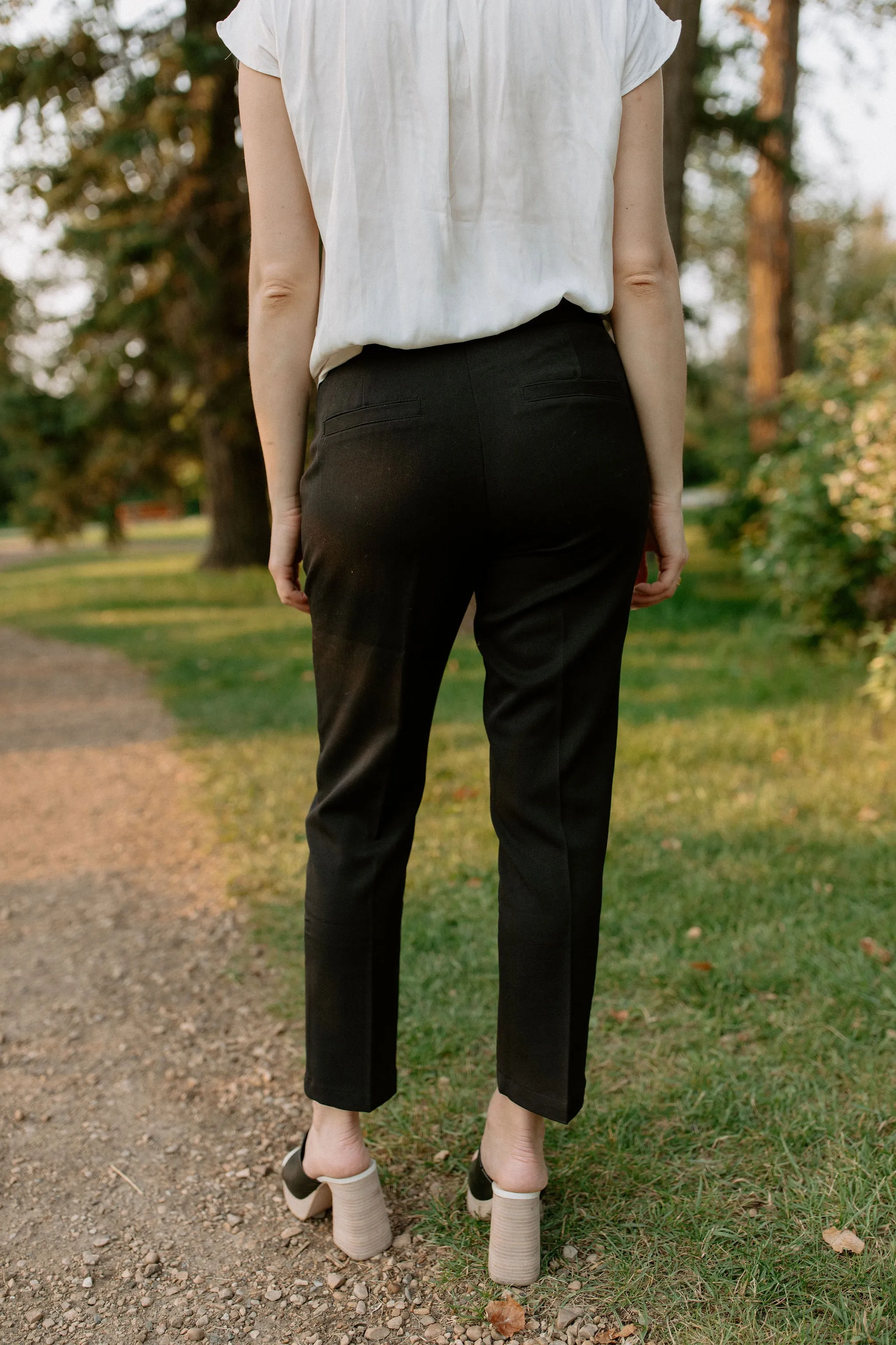 The Halle Trouser 2.0 by Minimum - Black - PLUS