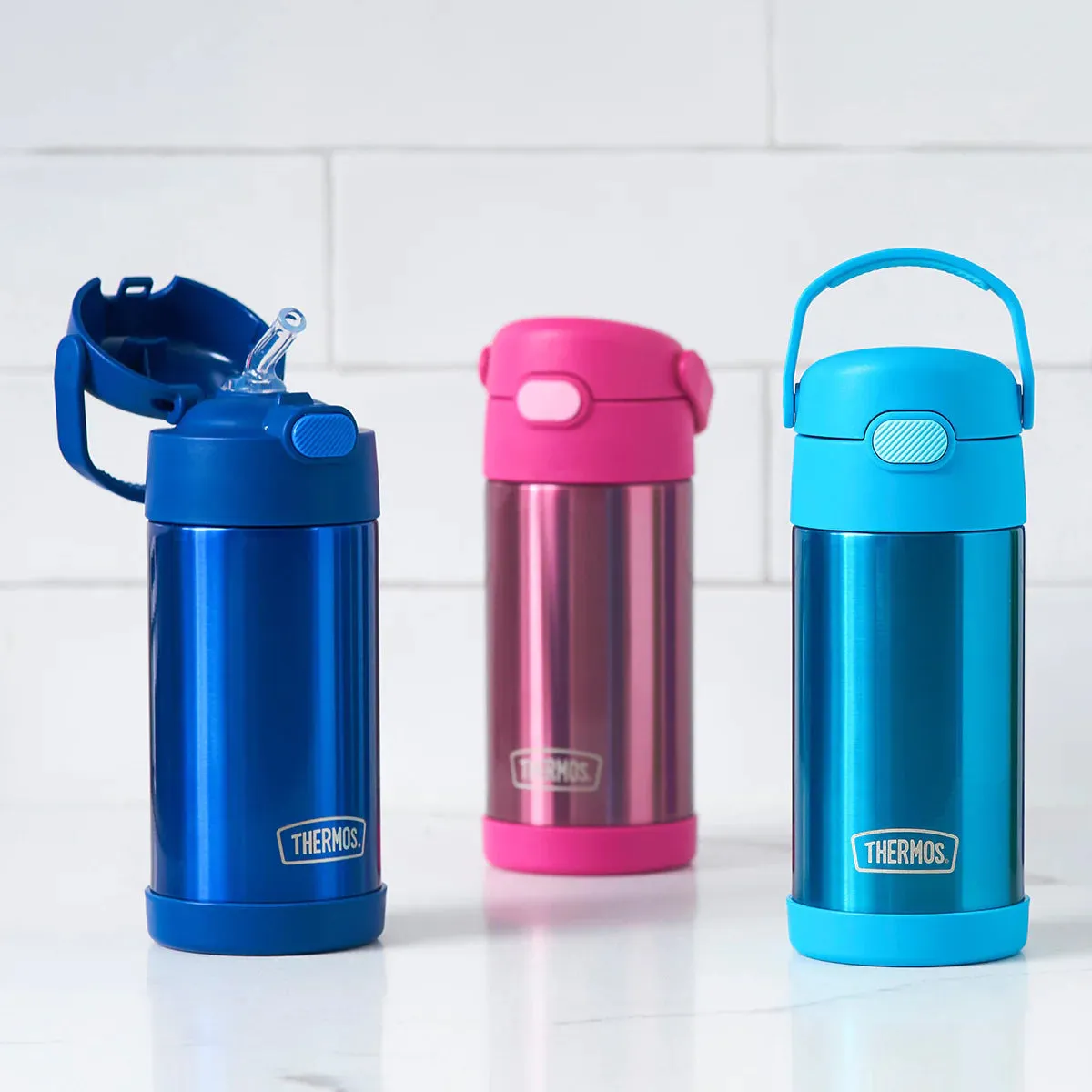 Thermos Funtainer Insulated Drink Bottle - Blue