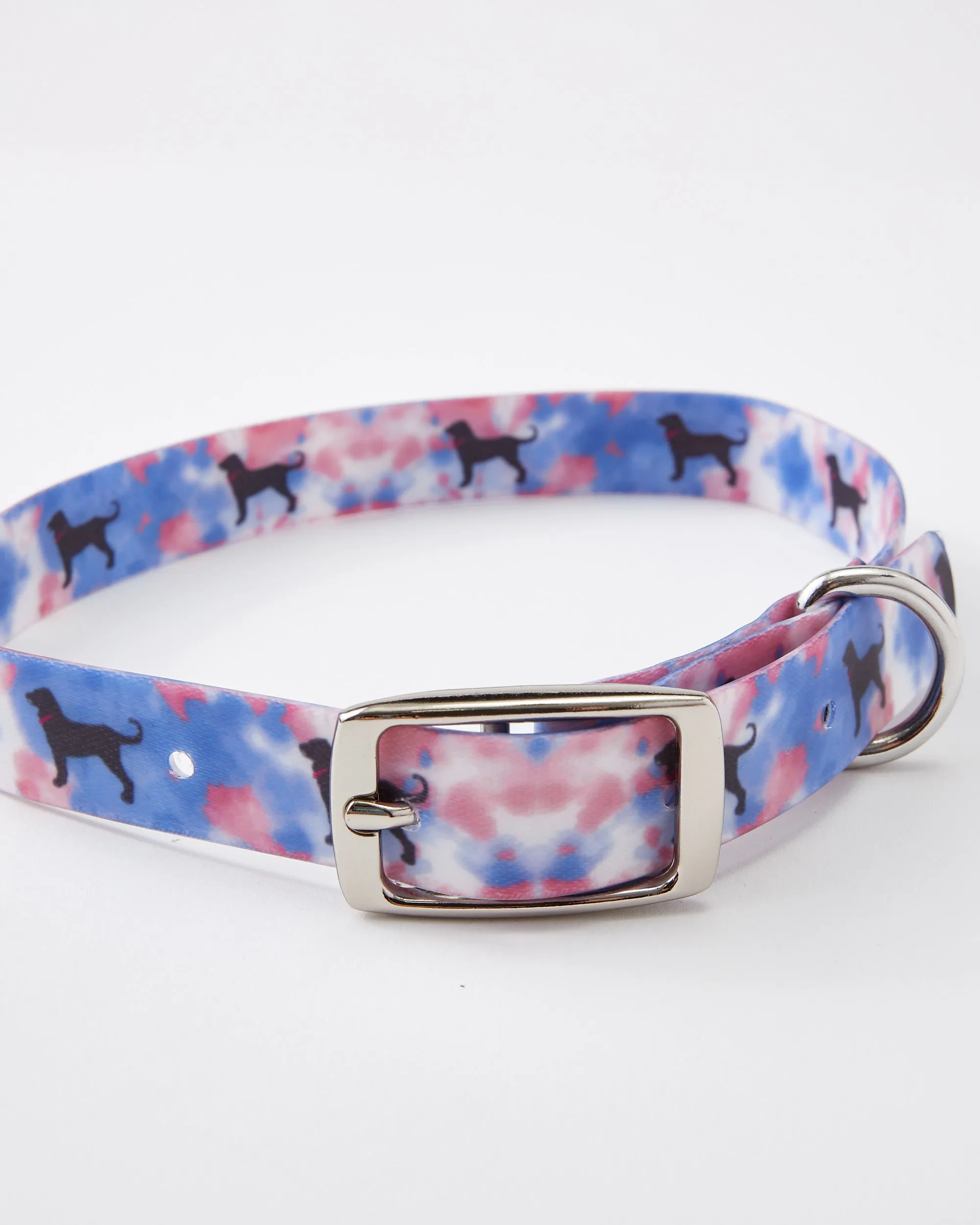 Tie Dye Waterproof Nylon Dog Collar