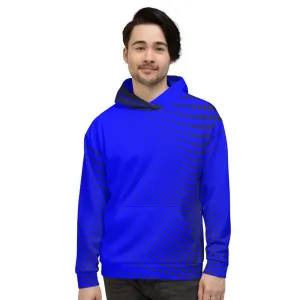 Uniquely You Mens Hoodie - Pullover Hooded Sweatshirt - Graphic Royal Blue/Black