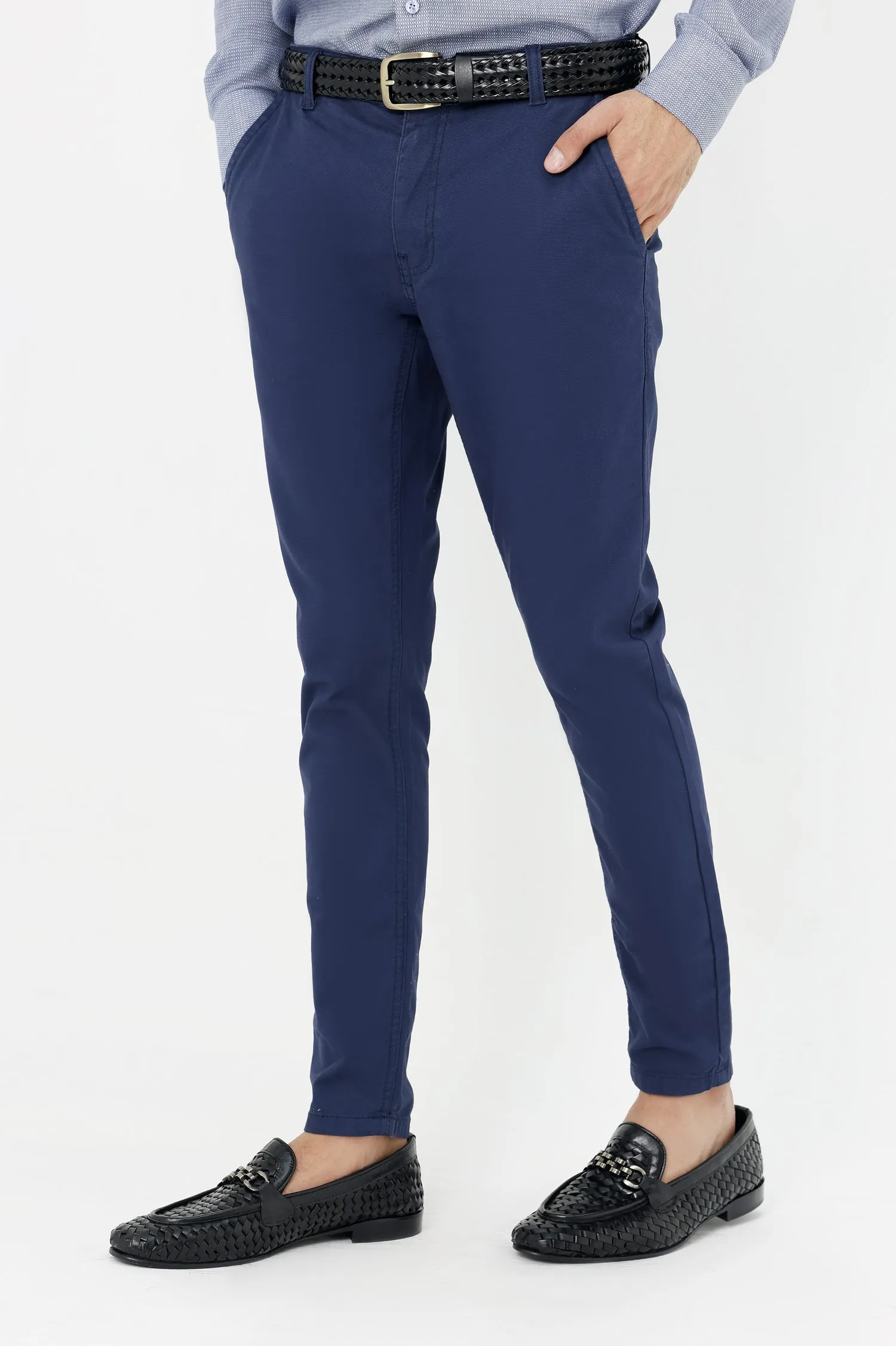 VERSA FIT MEN'S CHINO PANTS-NAVY