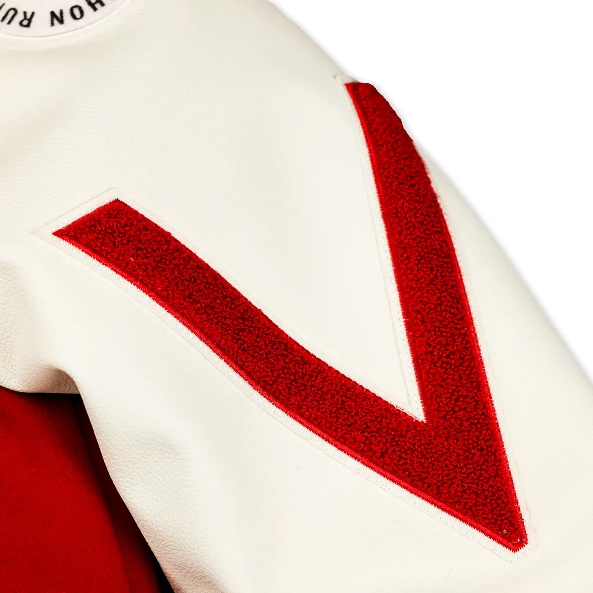 Victory Marathon Letterman Jacket - Red