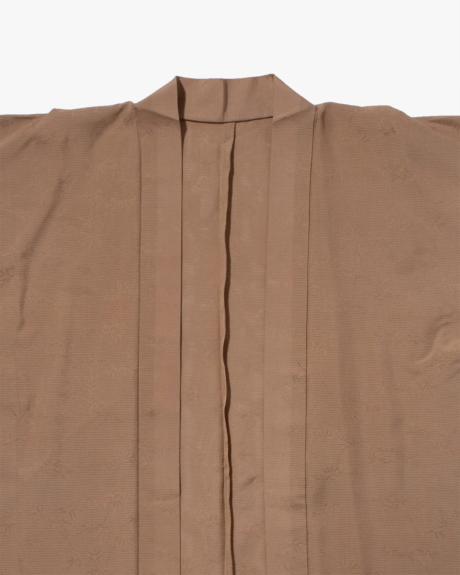 Vintage Haori Jacket, Light Brown with Lines