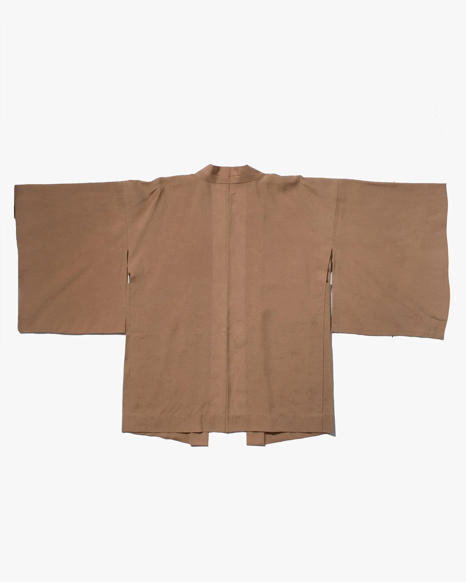 Vintage Haori Jacket, Light Brown with Lines