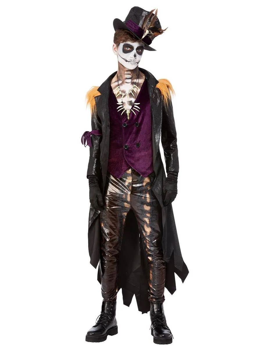 Voodoo Witch Doctor Deluxe Mens Halloween Costume