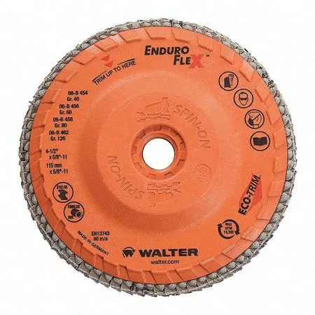 Walter Blending Disc 4-1/2" x 5/8"-11 GR: 80 06B458 - Pack/10