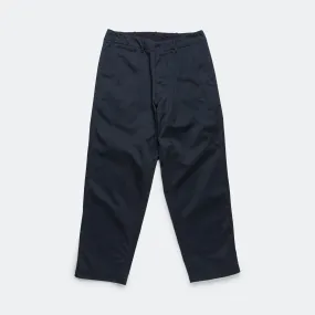 Wide Chino Pants - Navy