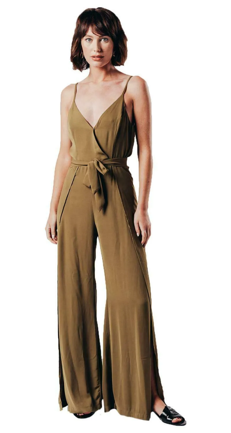 Women Wide Leg Strappy Jumpsuit - UK 10/12