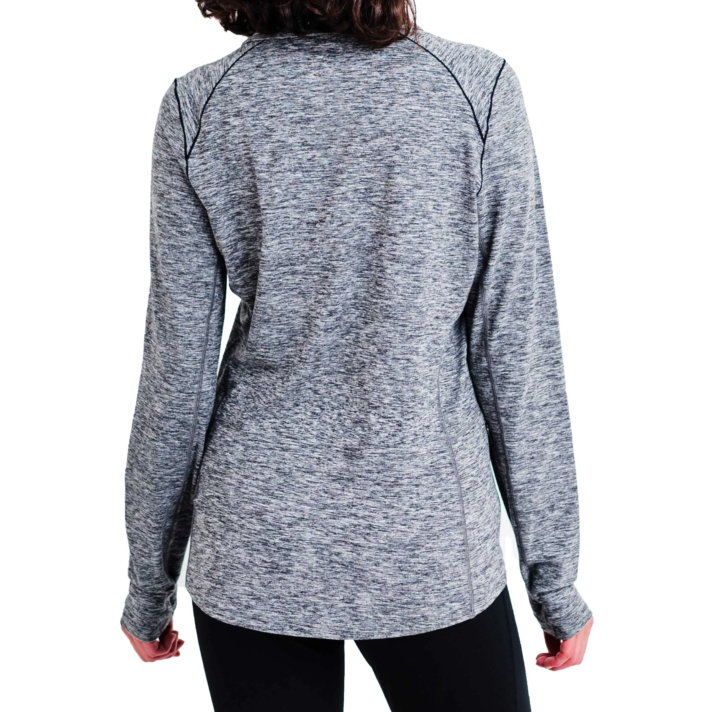 Women's Clima-Tek Zip-T - Grey Heather